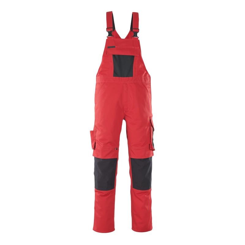 MASCOT® Leipzig salopette, rouge/noir