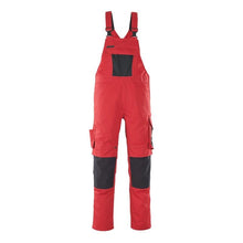 MASCOT® Leipzig salopette, rouge/noir