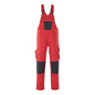 MASCOT® Leipzig salopette, rouge/noir