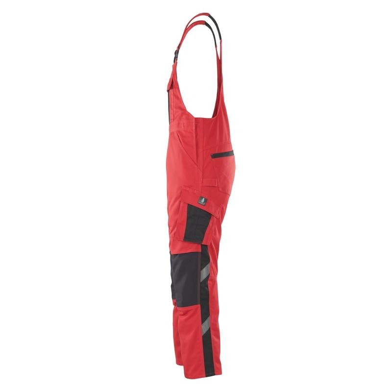 MASCOT® Leipzig salopette, rouge/noir
