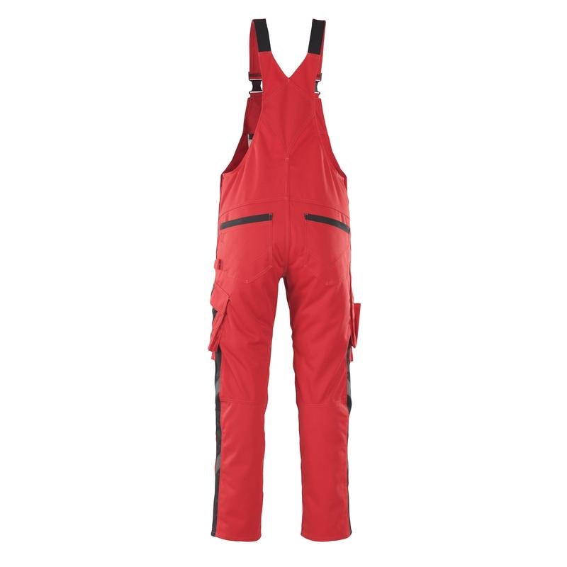 MASCOT® Leipzig salopette, rouge/noir