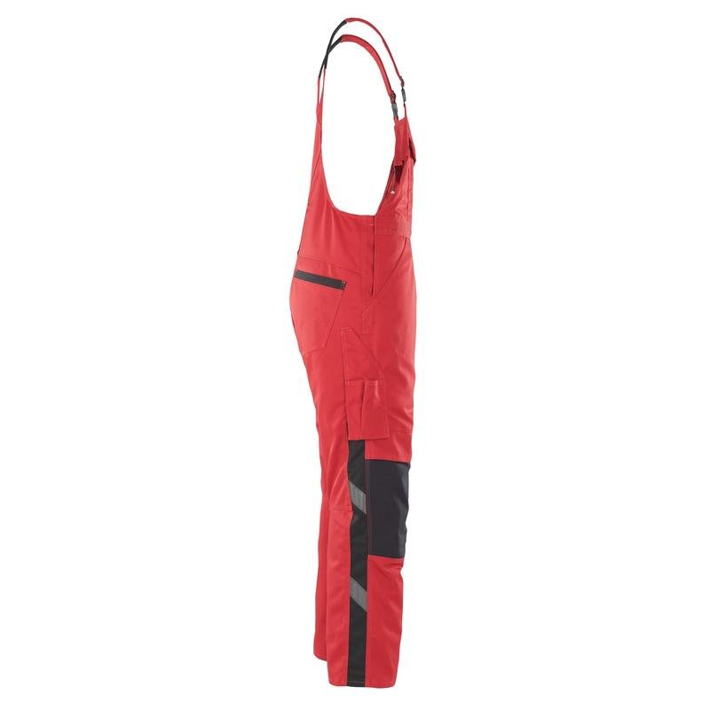 MASCOT® Leipzig salopette, rouge/noir