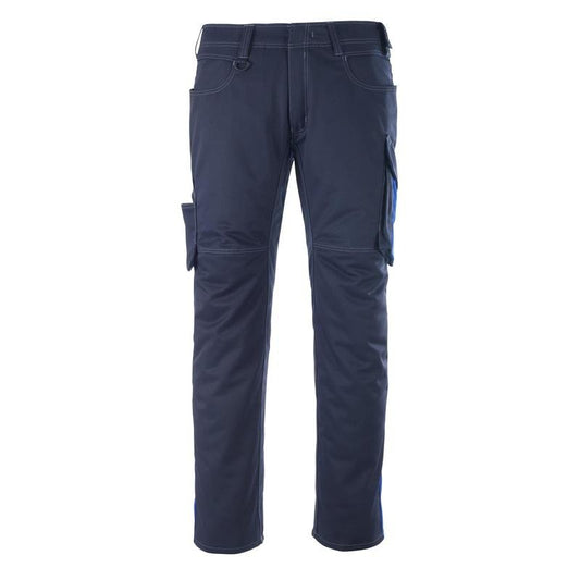 MASCOT® Pantalon Dortmund, noir bleu/bleu maïs