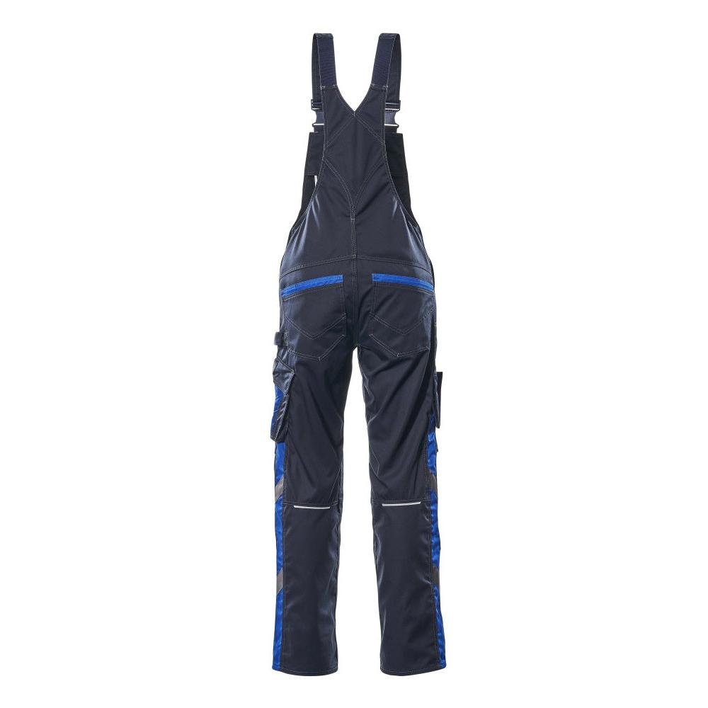MASCOT® Augsburg salopette, noir bleu/bleu maïs
