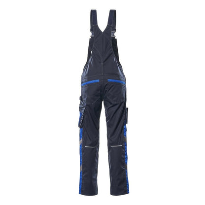 MASCOT® Augsburg salopette, noir bleu/bleu maïs