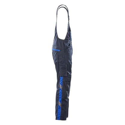 MASCOT® Augsburg salopette, noir bleu/bleu maïs