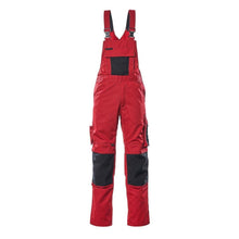 MASCOT® Augsburg salopette, rouge/noir