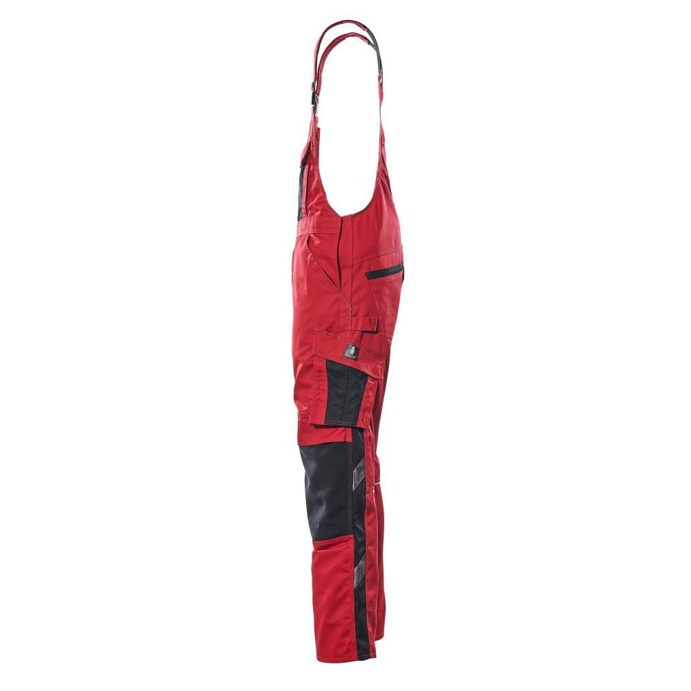 MASCOT® Augsburg salopette, rouge/noir