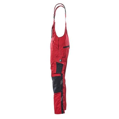 MASCOT® Augsburg salopette, rouge/noir