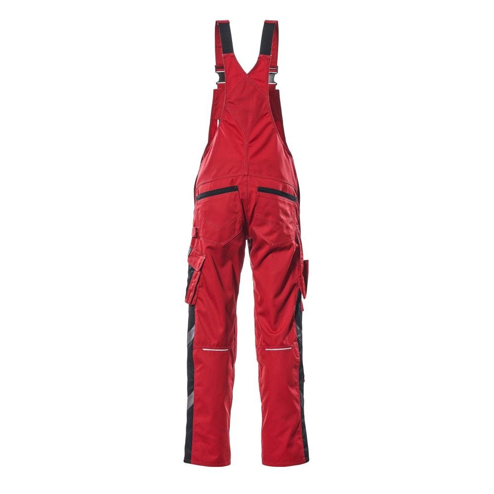 MASCOT® Augsburg salopette, rouge/noir