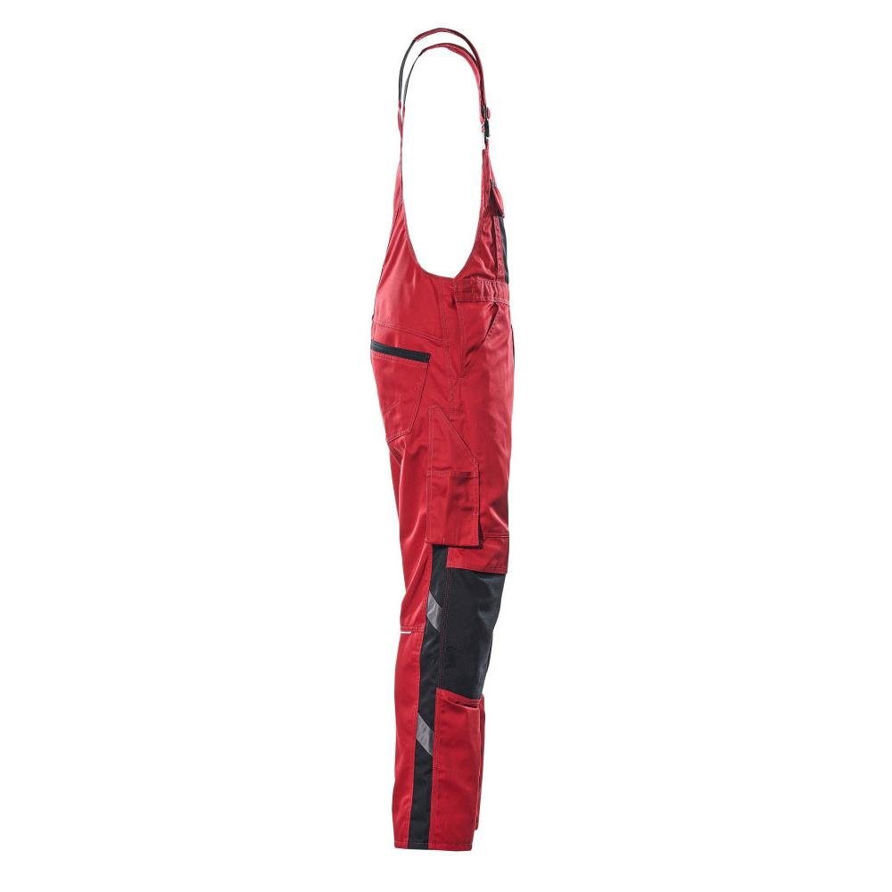 MASCOT® Augsburg salopette, rouge/noir