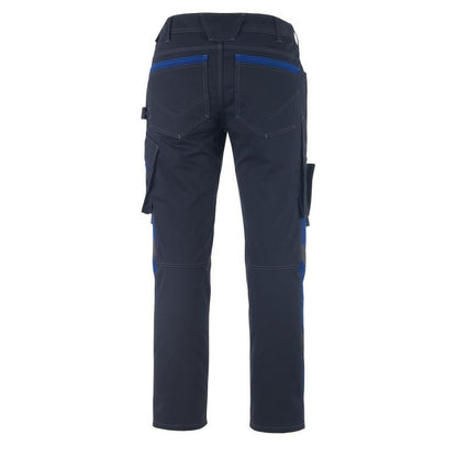 Pantalon MASCOT® Erlangen, bleu noir/bleu maïs