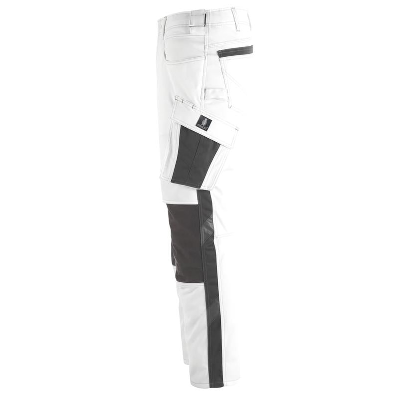 Pantalon MASCOT® Erlangen, blanc/anthracite foncé