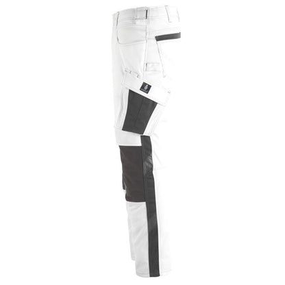 Pantalon MASCOT® Erlangen, blanc/anthracite foncé