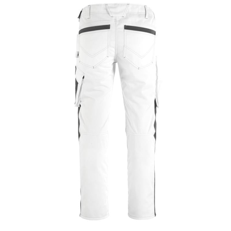 Pantalon MASCOT® Erlangen, blanc/anthracite foncé