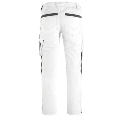 Pantalon MASCOT® Erlangen, blanc/anthracite foncé