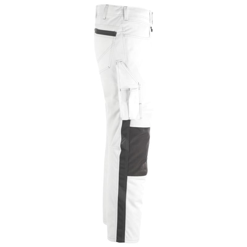 Pantalon MASCOT® Erlangen, blanc/anthracite foncé