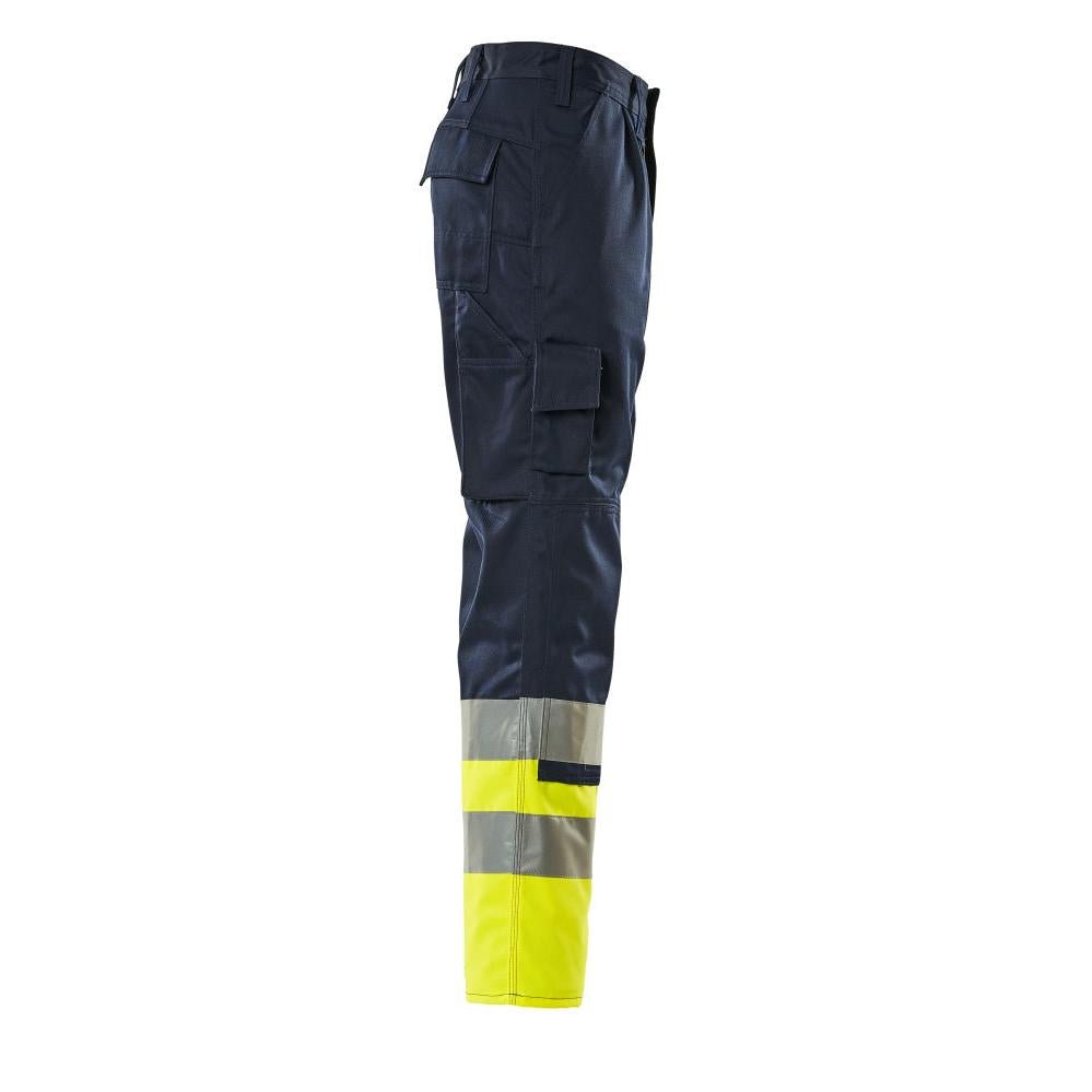 Pantalon MASCOT® Patos, bleu marine/jaune haute visibilité