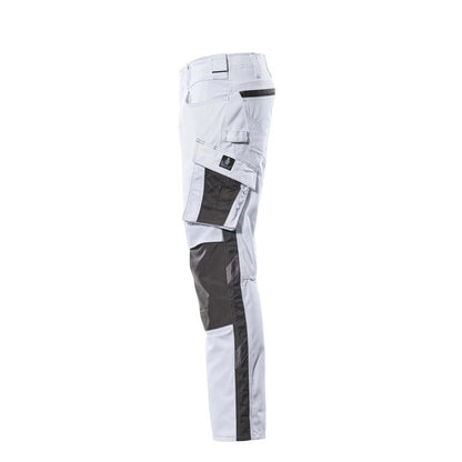 Pantalon MASCOT® Mannheim, blanc/anthracite foncé