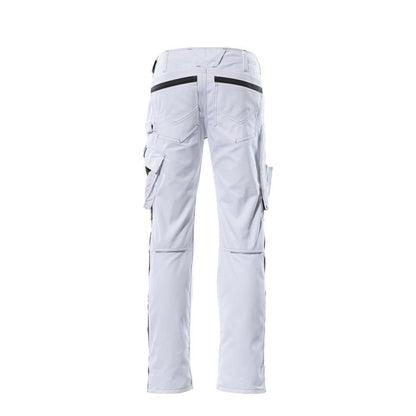 Pantalon MASCOT® Mannheim, blanc/anthracite foncé