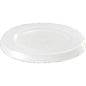 Un couvercle transparent et rond en polystyrène de Duni GmbH, parfaitement ajusté et stable, idéal pour 111267 (50x50x5 mm). Paquet de 2400 pièces.