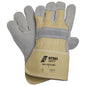 NITRAS SPLIT STAR+, gants en cuir croûte de bovin, coloris naturel/gris, coton EN 388 | Paquet (12 paires)