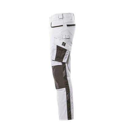 Pantalon MASCOT® Lemberg, blanc/anthracite foncé