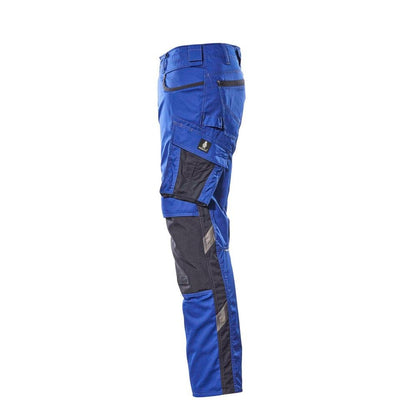MASCOT® Pantalon Lemberg, bleu maïs/bleu noir