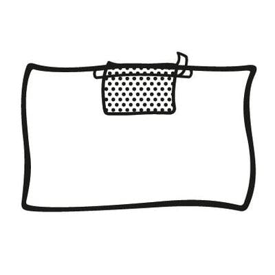 Champ autocollant Foliodrape Protect 90x100 | Paquet (25 pièces)