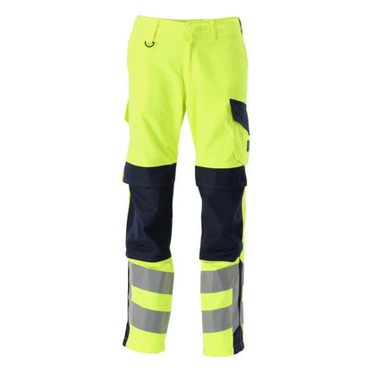 MASCOT® Arbon pantalon Multisafe, haute visibilité jaune/noir-bleu