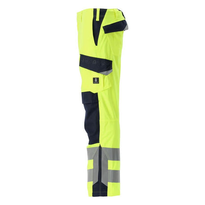 MASCOT® Arbon pantalon Multisafe, haute visibilité jaune/noir-bleu