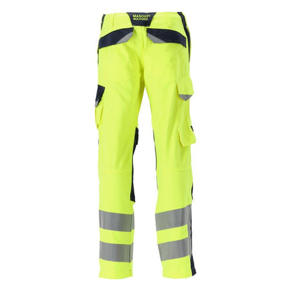 MASCOT® Arbon pantalon Multisafe, haute visibilité jaune/noir-bleu