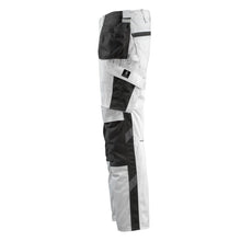 MASCOT® Bremen pantalon d'artisan, blanc/anthracite foncé