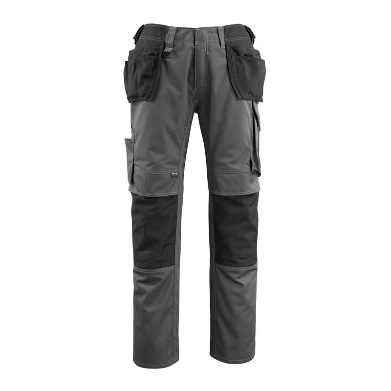 MASCOT® Bremen pantalon d'artisan, anthracite foncé/noir
