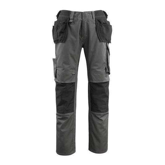 MASCOT® Bremen pantalon d'artisan, anthracite foncé/noir