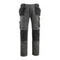 MASCOT® Bremen pantalon d'artisan, anthracite foncé/noir