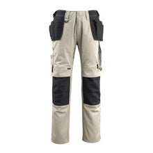 MASCOT® Bremen pantalon d'artisan, kaki clair/noir