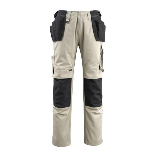 MASCOT® Bremen pantalon d'artisan, kaki clair/noir