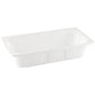 La barquette PP Duni GmbH 1/3 GN, Blanc (325x176x65 mm) a des côtés légèrement inclinés et un bord plat. Le récipient rectangulaire en polypropylène est idéal pour la restauration et est livré en paquet de 144 pièces.