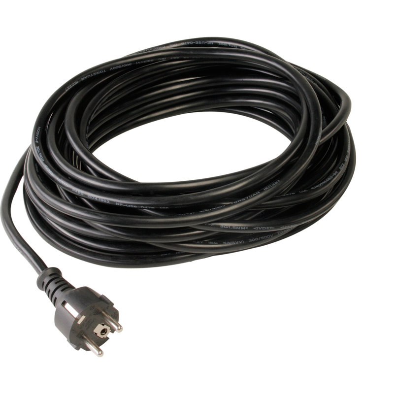 Ligne d'alimentation Numatic pour machines à rouleaux-brosses à câble Numatic 12 m, noir | Paquet (1 pièce)