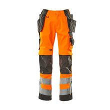 MASCOT® Wigan pantalon d'artisan, orange haute visibilité/anthracite foncé
