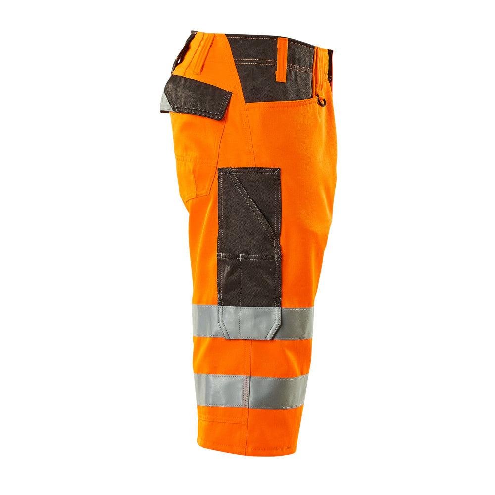 MASCOT® Luton pantalon trois-quarts, orange haute visibilité/anthracite foncé