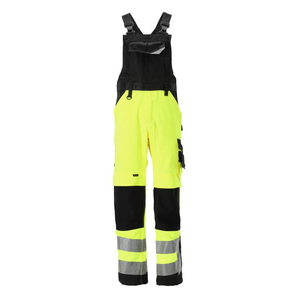 MASCOT® Newcastle salopette, jaune/noir haute visibilité