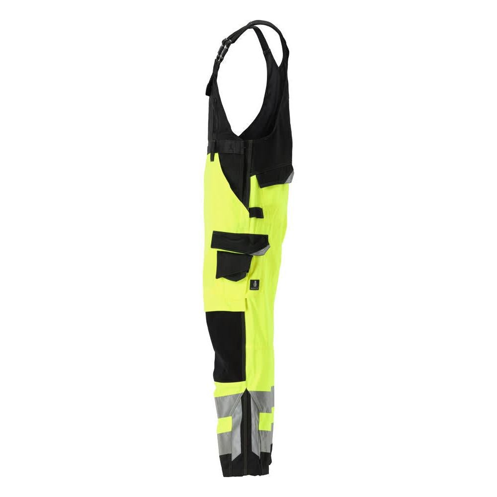 MASCOT® Newcastle salopette, jaune/noir haute visibilité
