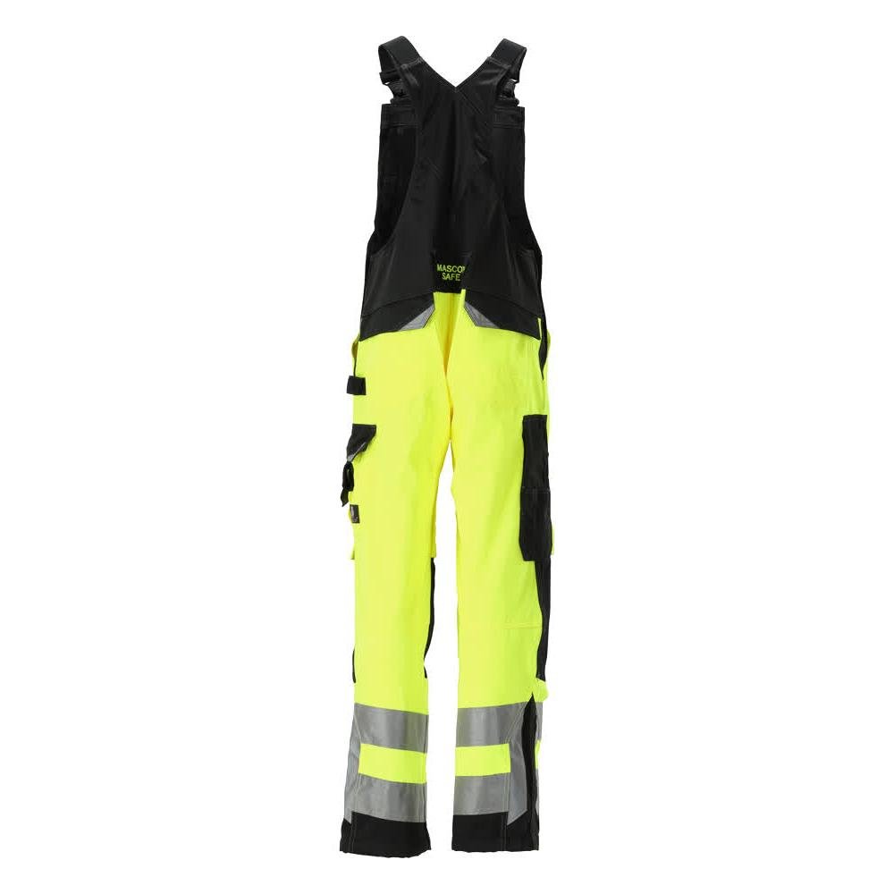 MASCOT® Newcastle salopette, jaune/noir haute visibilité
