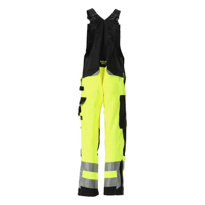 MASCOT® Newcastle salopette, jaune/noir haute visibilité
