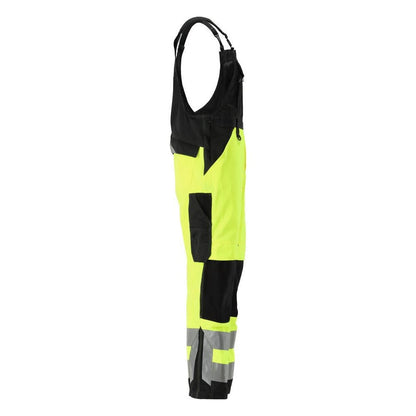 MASCOT® Newcastle salopette, jaune/noir haute visibilité