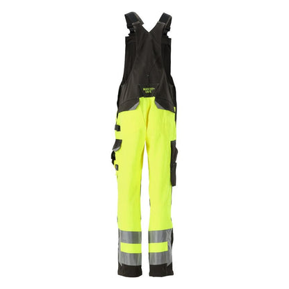MASCOT® Newcastle salopette, jaune haute visibilité/anthracite foncé