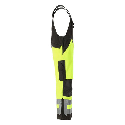 MASCOT® Newcastle salopette, jaune haute visibilité/anthracite foncé