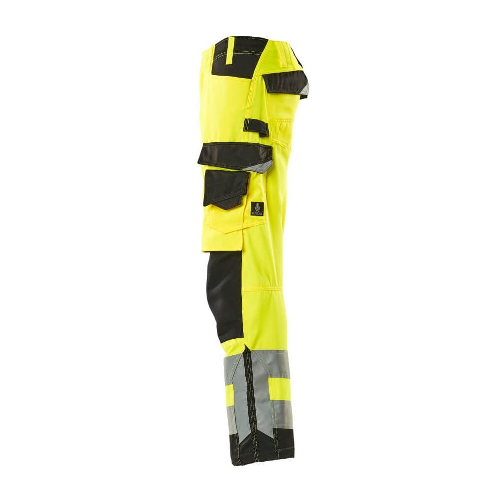 MASCOT® Kendal pantalon haute visibilité jaune/noir